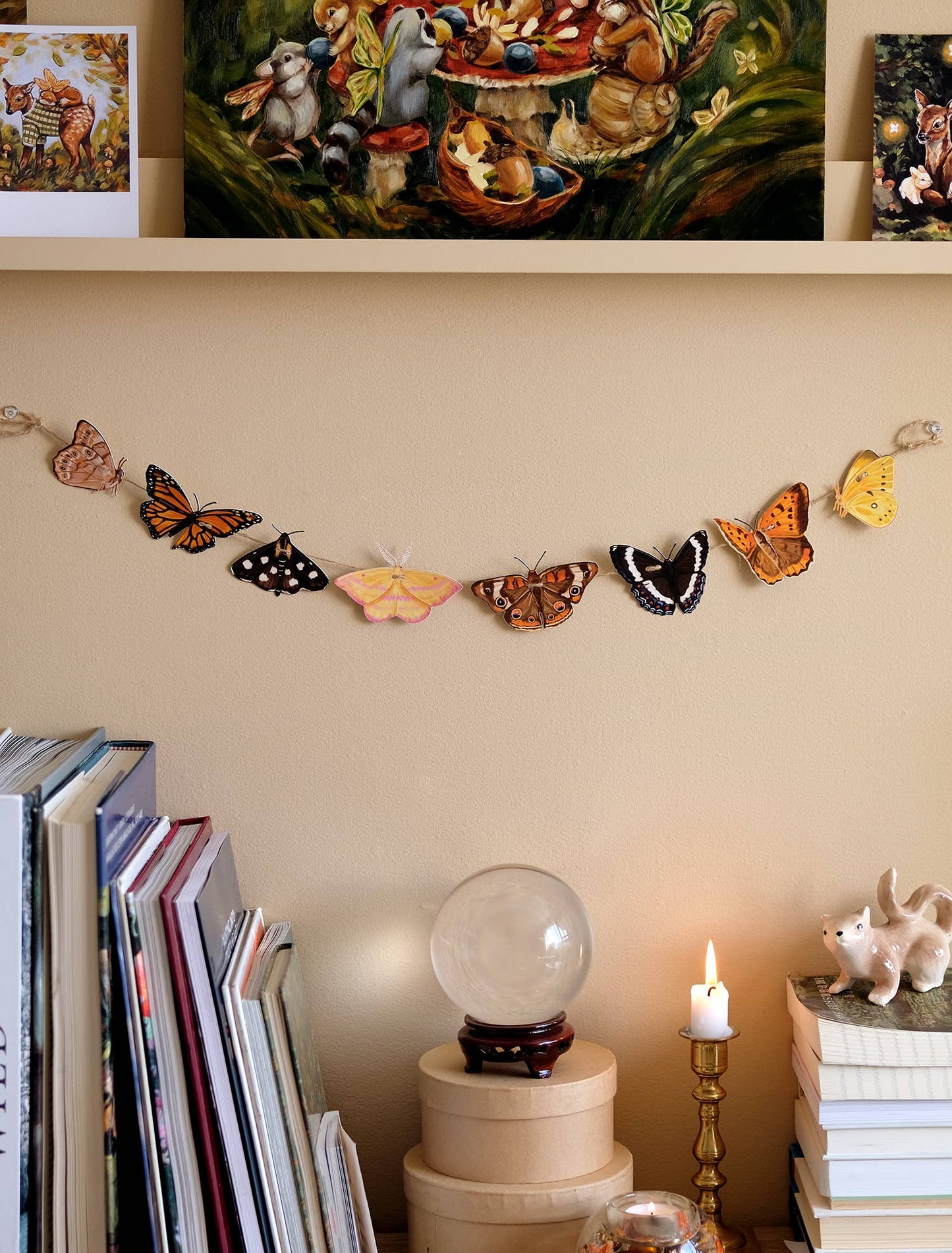 Butterfly Garland | DIY Paper Garland | Botanical Craft Kit