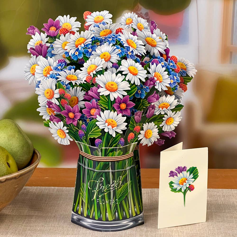Field of Daisies Pop-Up Greeting Card