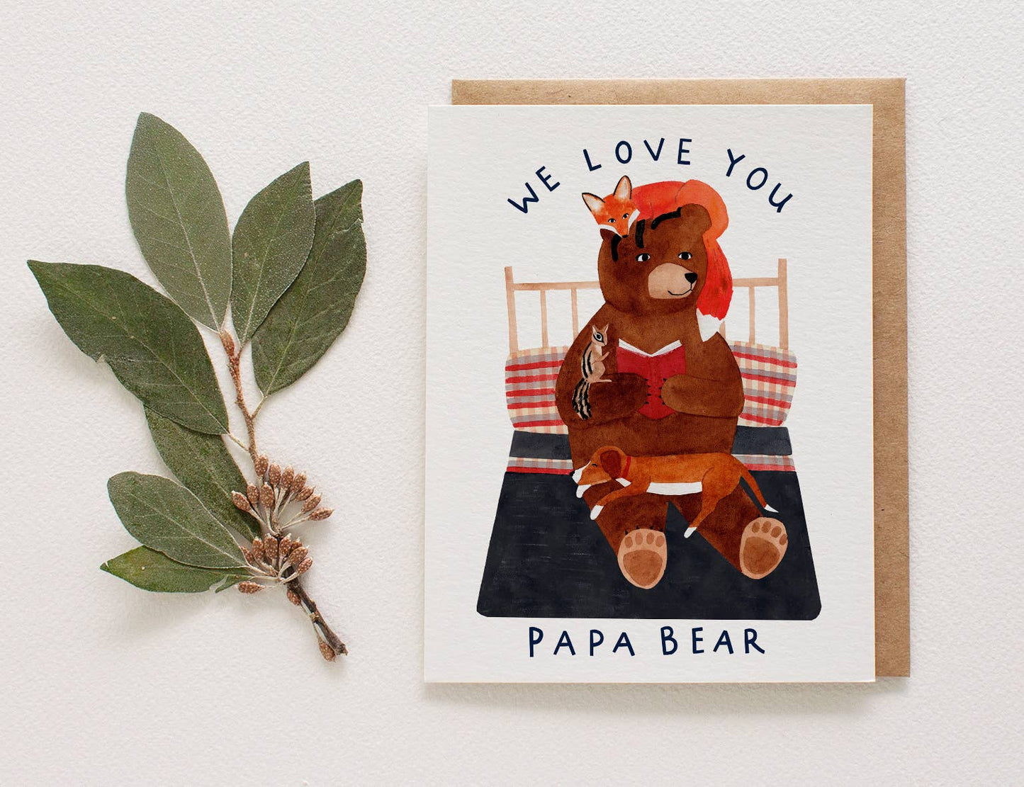 Tarjeta de felicitación de Papá Oso