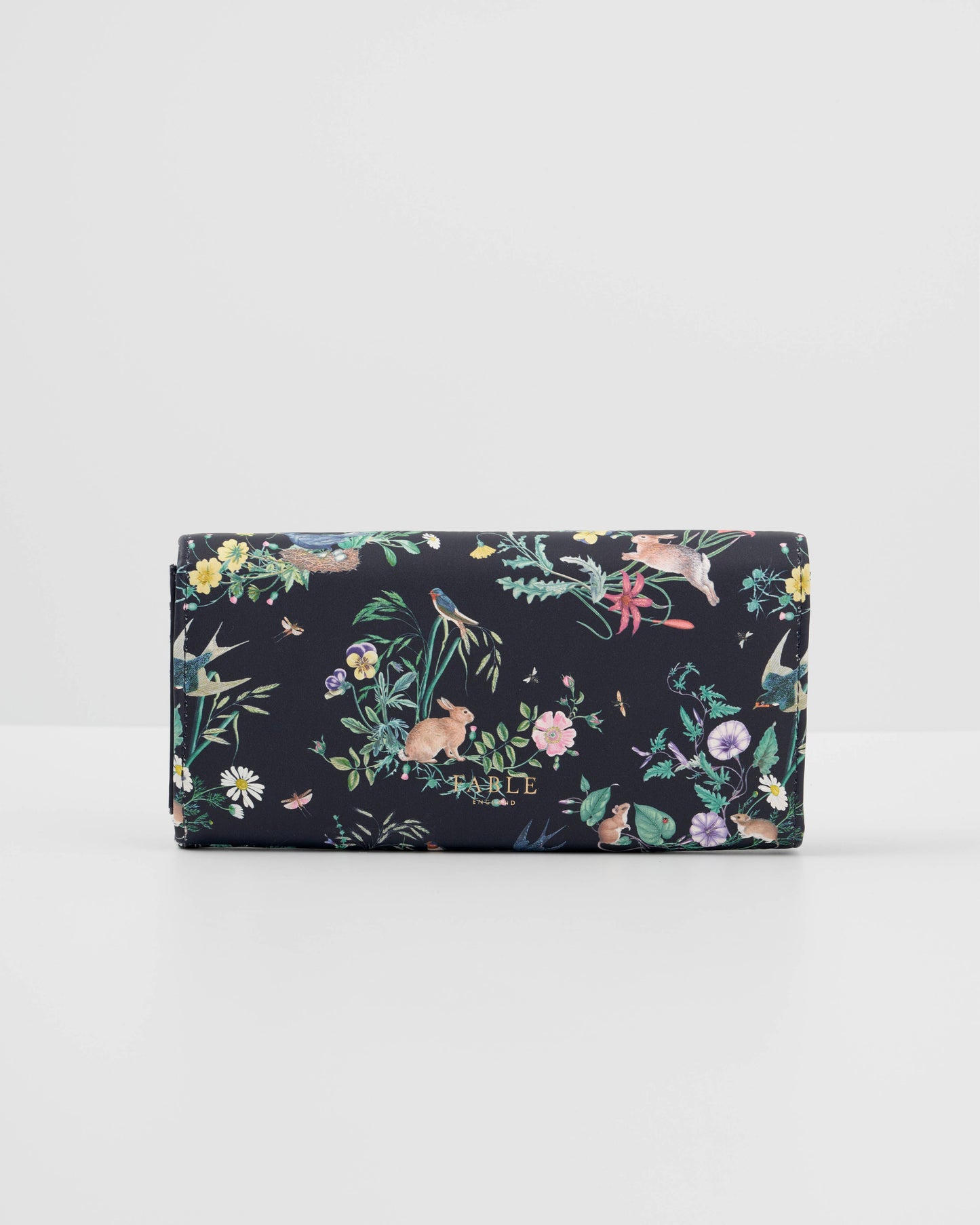 Fable Running Bunny Navy Large Wallet