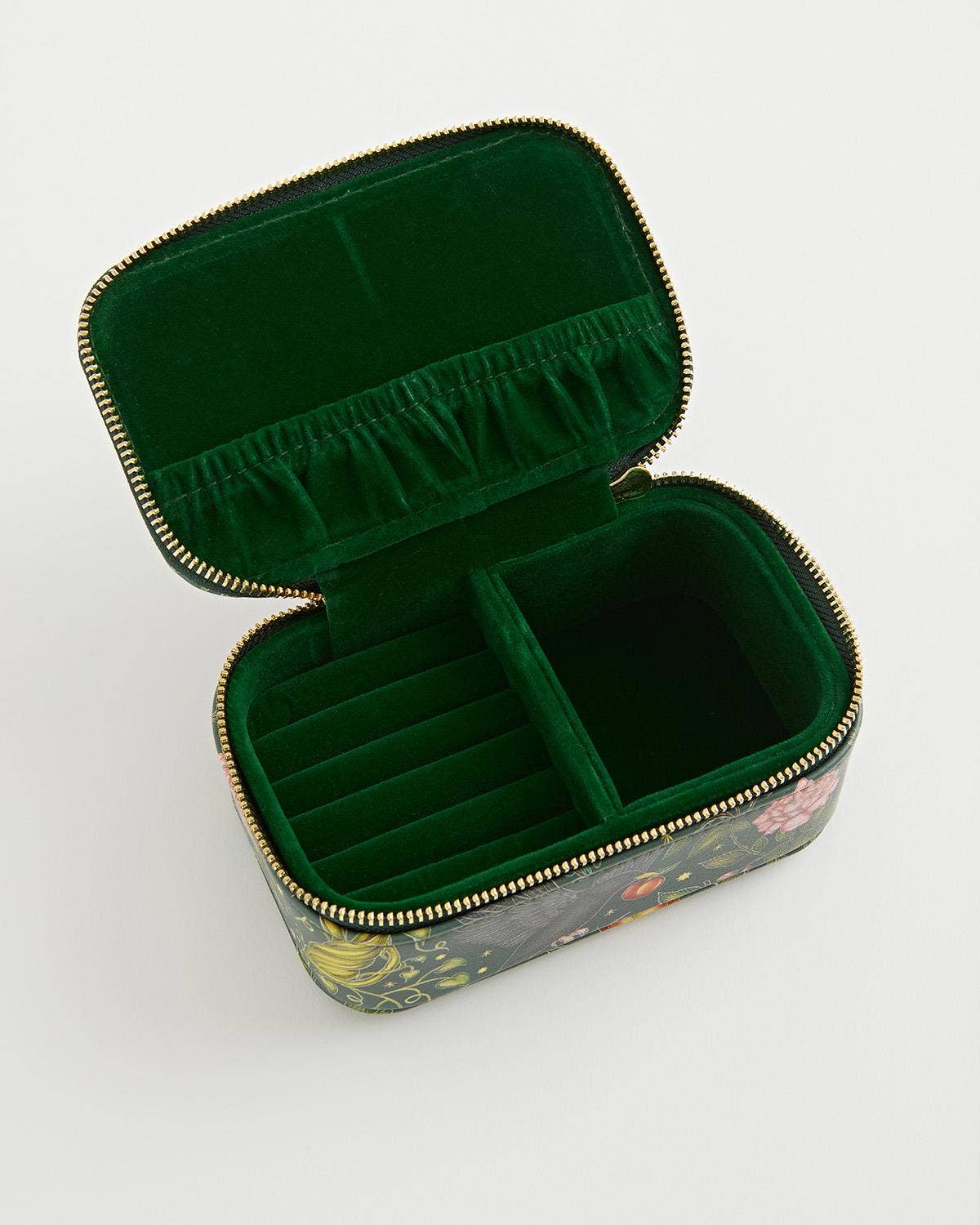 Into the Woods Small Jewelry Box (Green)