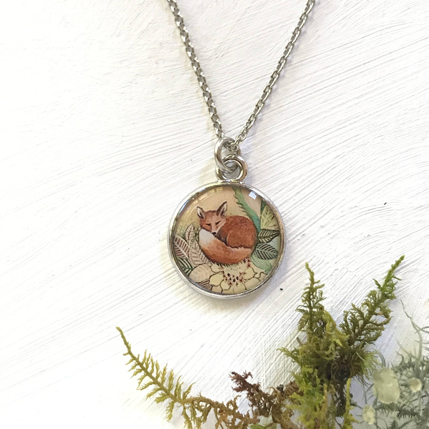 Fox Silver Necklace