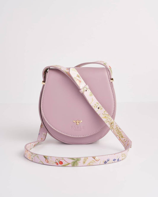 Meadow Creatures Saddle Purse (Lilac)
