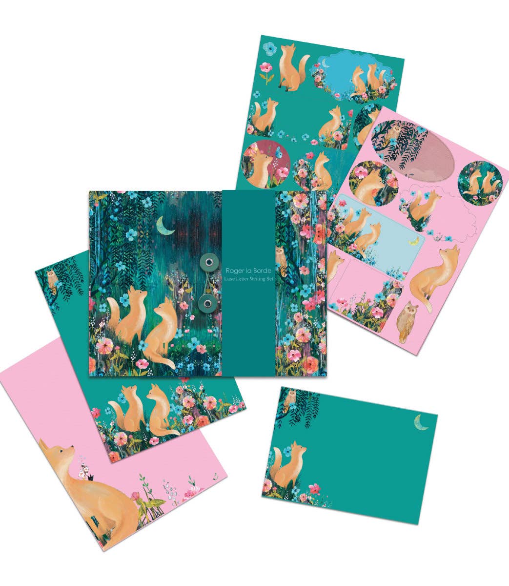 Juego de papel para escribir Moonlit Meadow