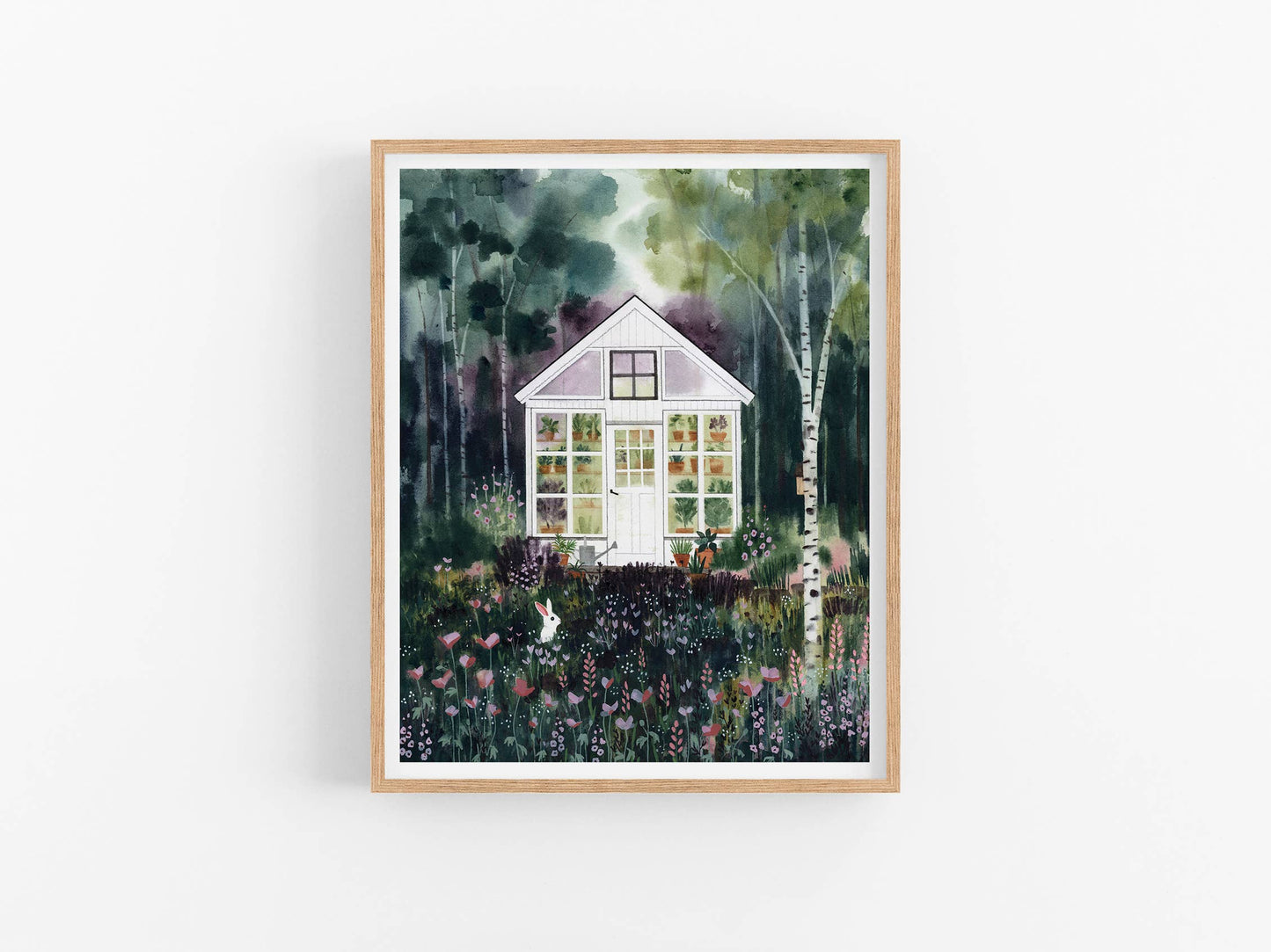 Forest Greenhouse Art Print