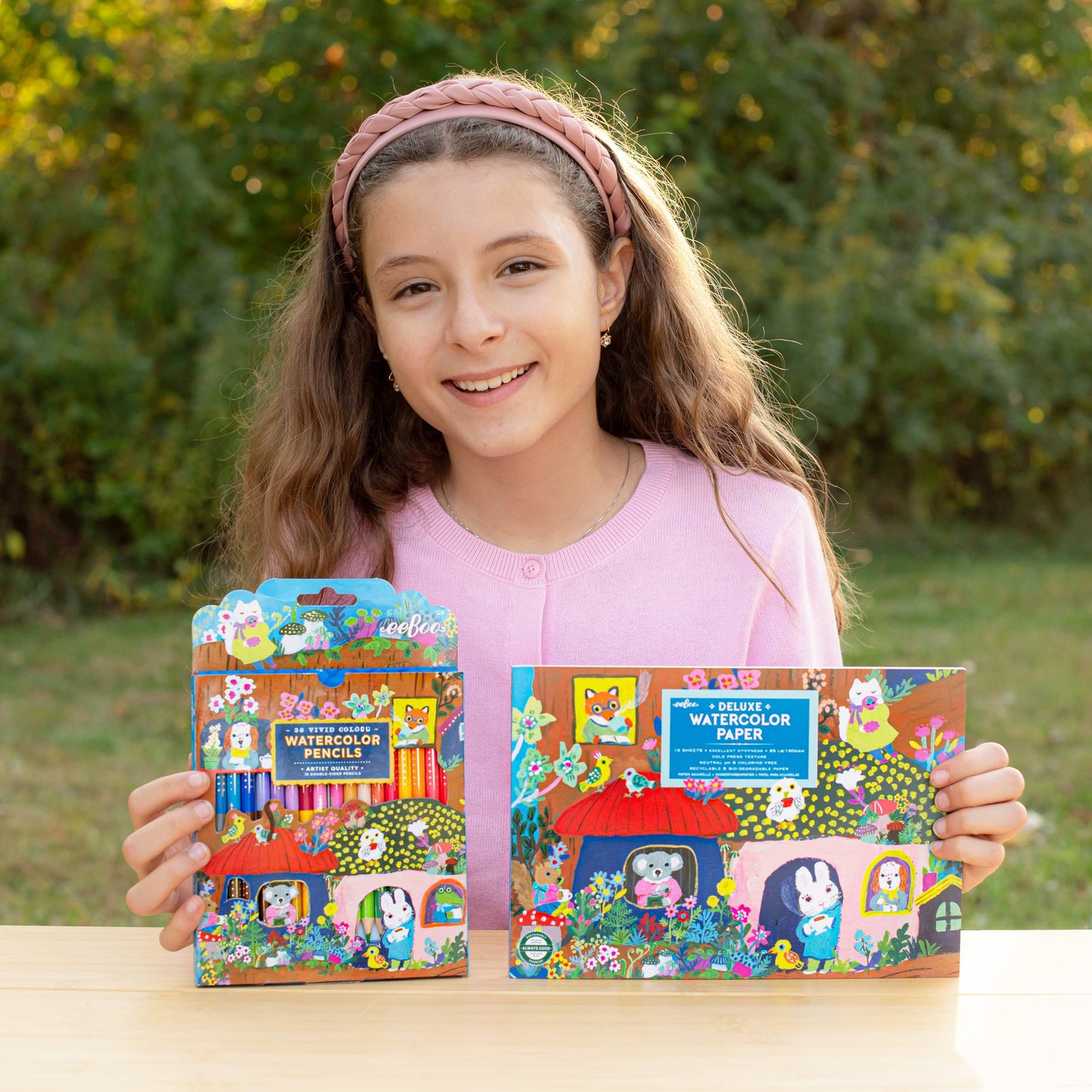 Yumi's Mushrooms 18 Double-Sided Watercolor Pencils