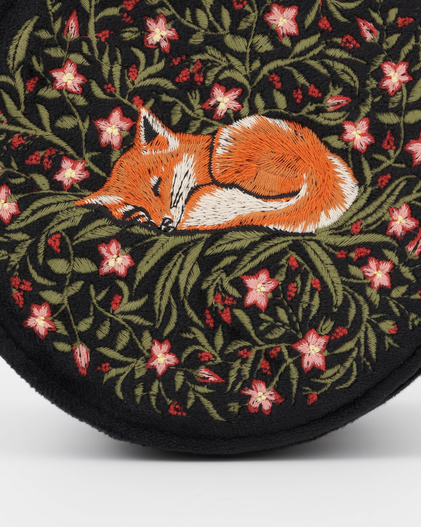 FABLE Sleepy Fox Round Jewelry Box