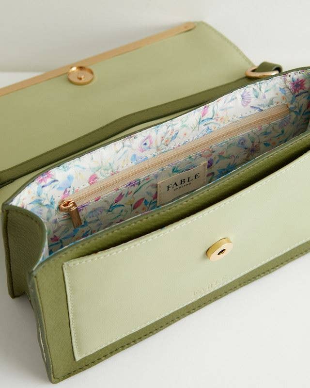 Bolso bandolera Kingfisher bordado