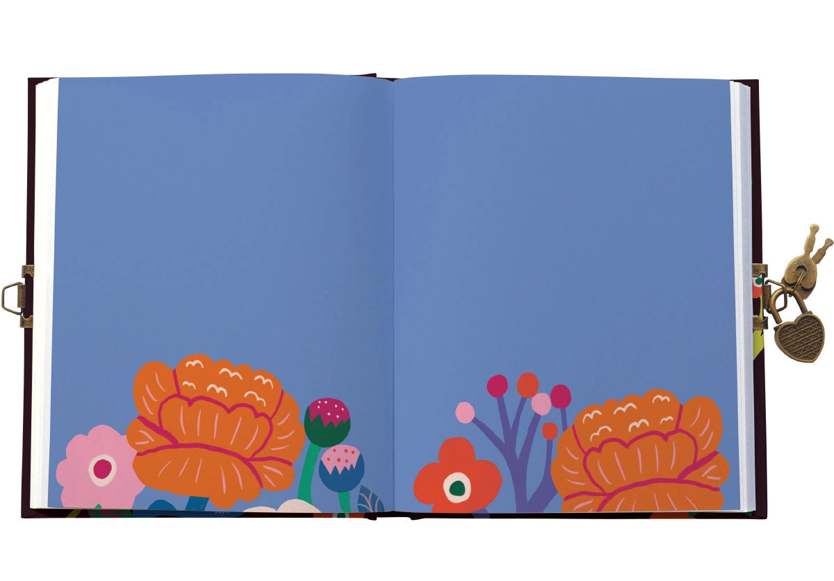 Libreta/diario con cerradura Birdsong