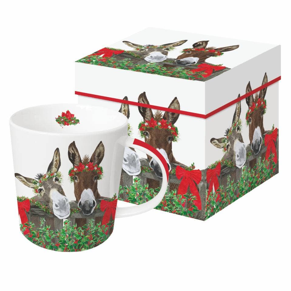 Peanut Butter & Jelly (Holiday Donkeys) - Mug in a Gift Box