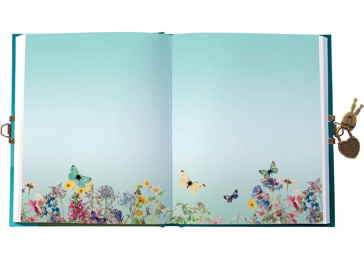 Libreta/diario con cerradura de princesa de cuento de hadas