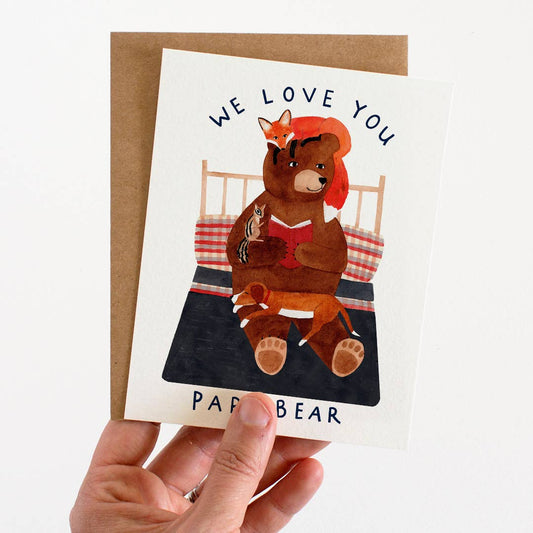 Papa Bear Greeting Card
