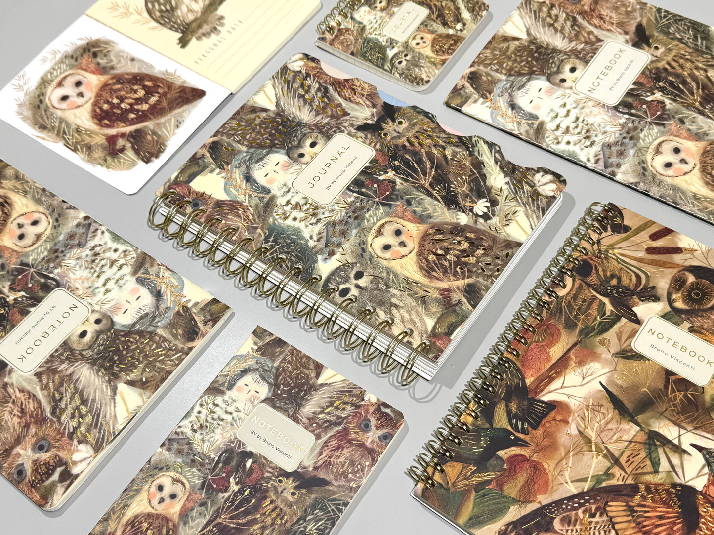 Owl Notebook (A6 Passport Notebook)