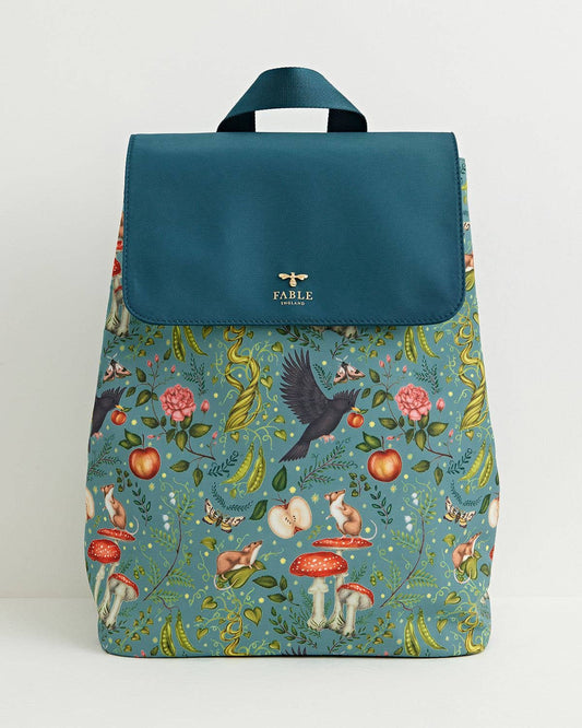 Into the Woods Backpack Teal (FABLE x Catherine Rowe)