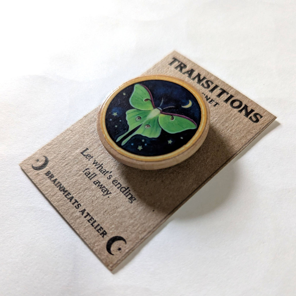 Transitions Magnet – Luna Moth Token for Renewal