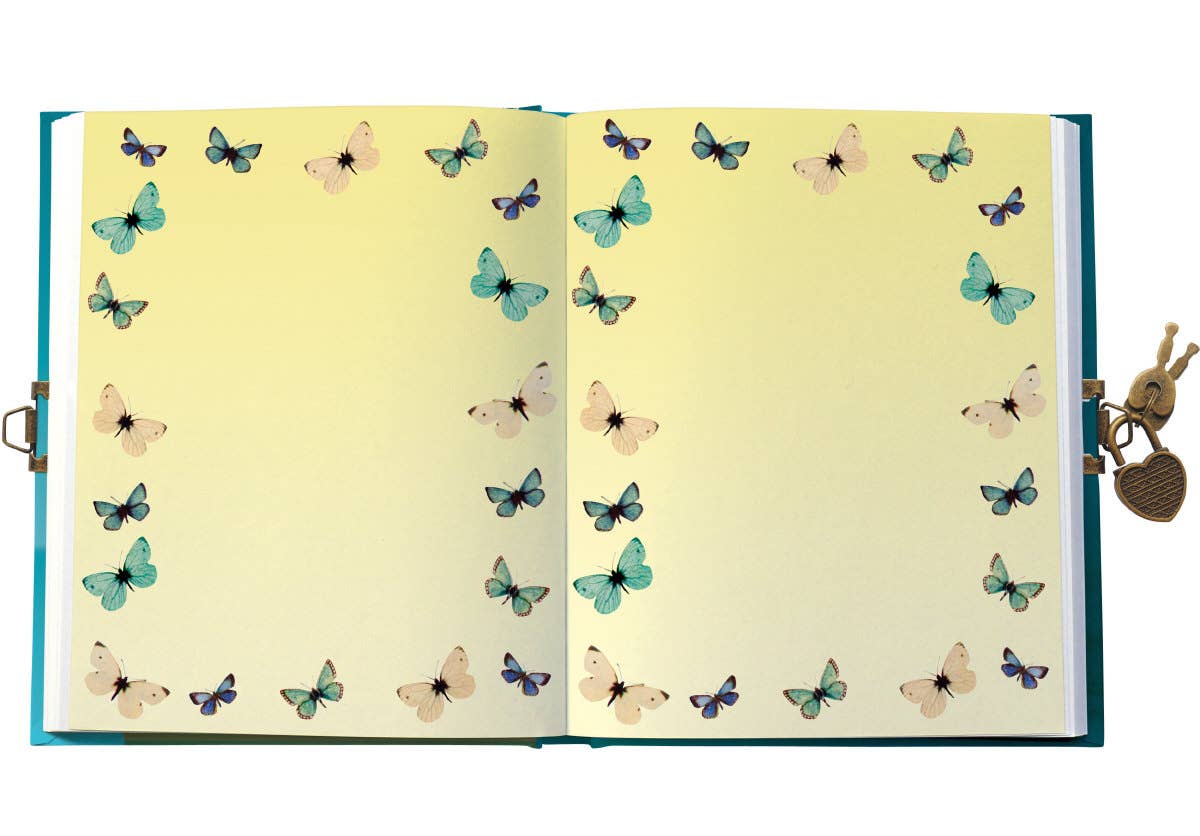 Libreta/diario con cerradura de princesa de cuento de hadas