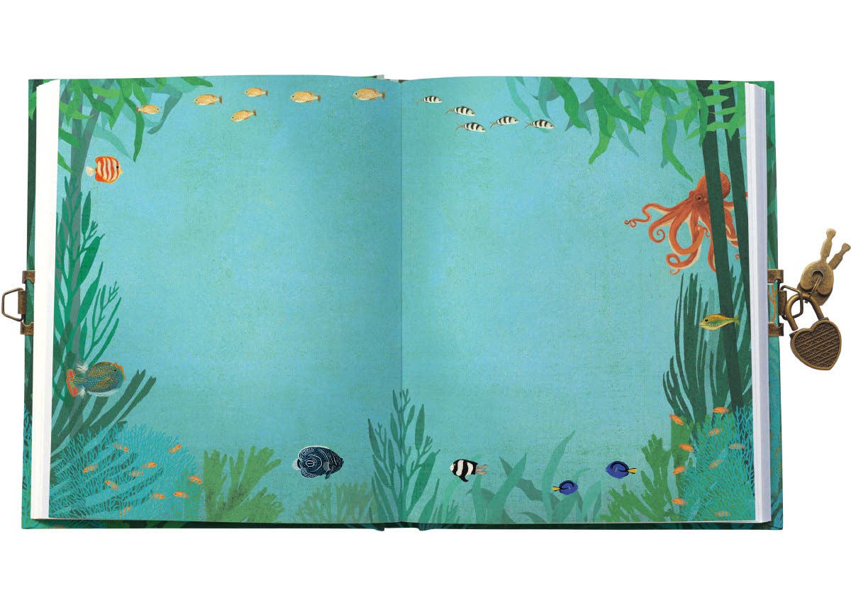 Cuaderno/diario con cerradura Whale Song