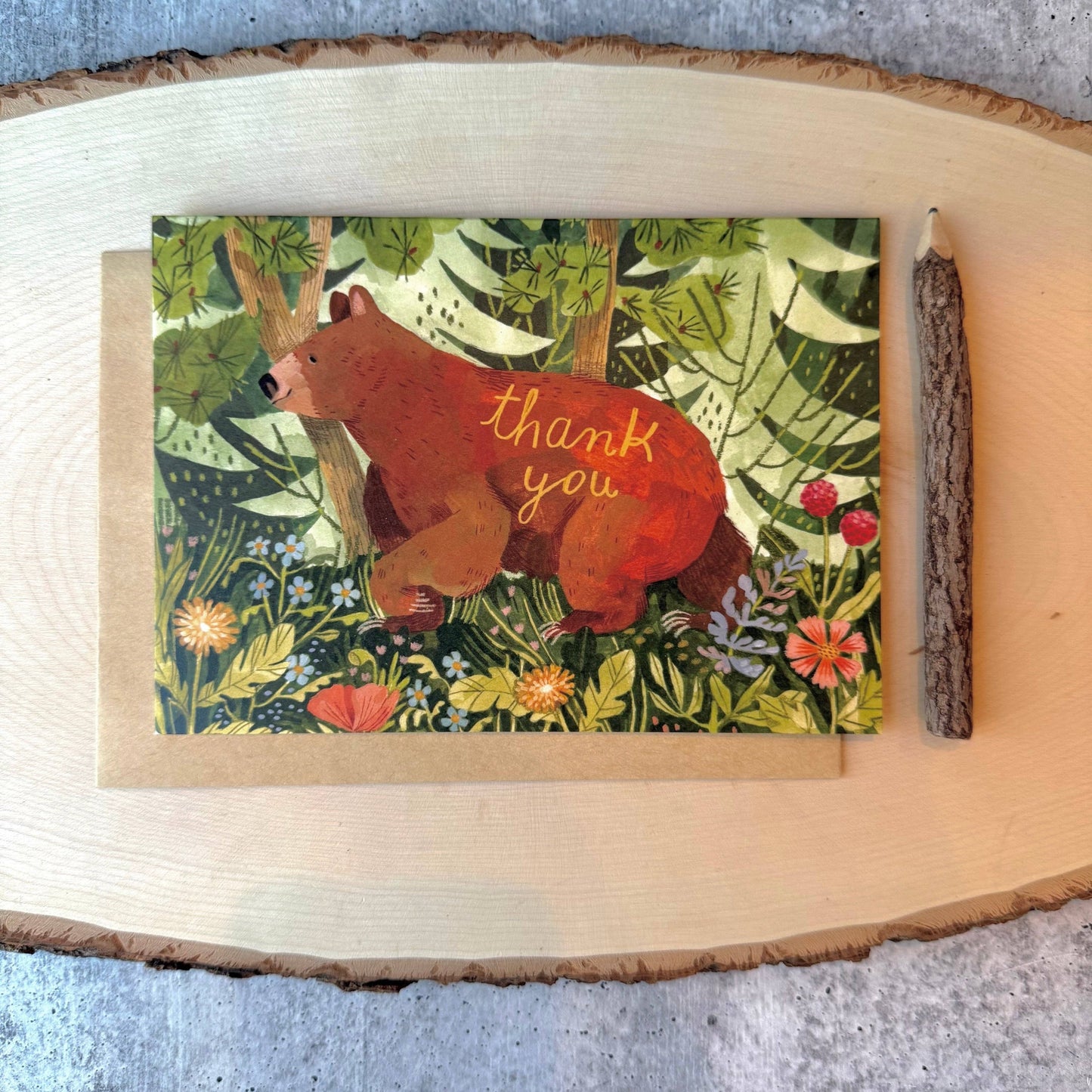 Forest Bloom Thank You (Boxed Card Set)