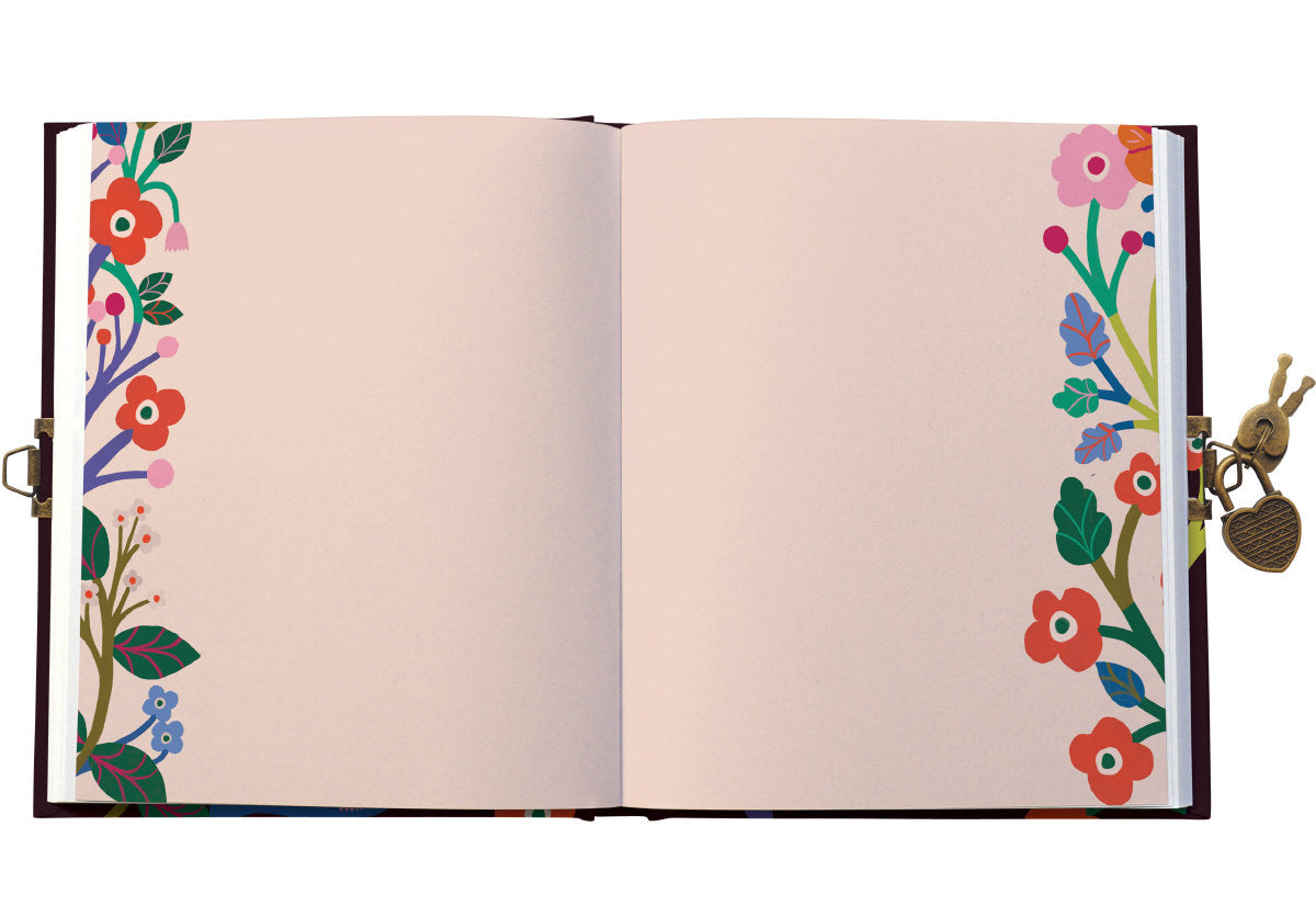 Libreta/diario con cerradura Birdsong