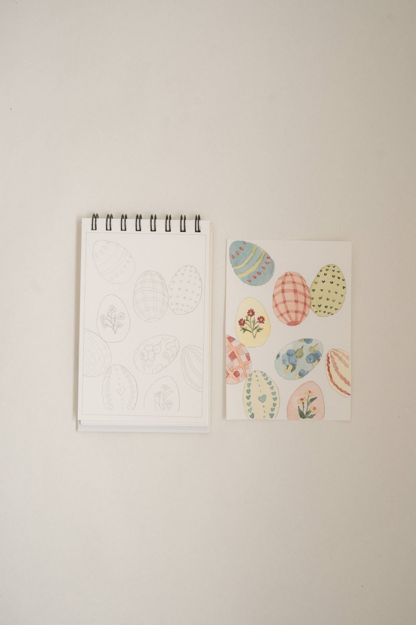 A Little Bit of Spring - Mini Watercoloring Book