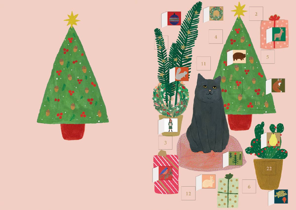 Chou Chou Chat Advent Calendar Card