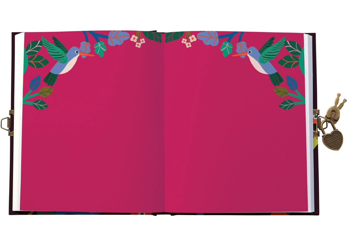 Libreta/diario con cerradura Birdsong