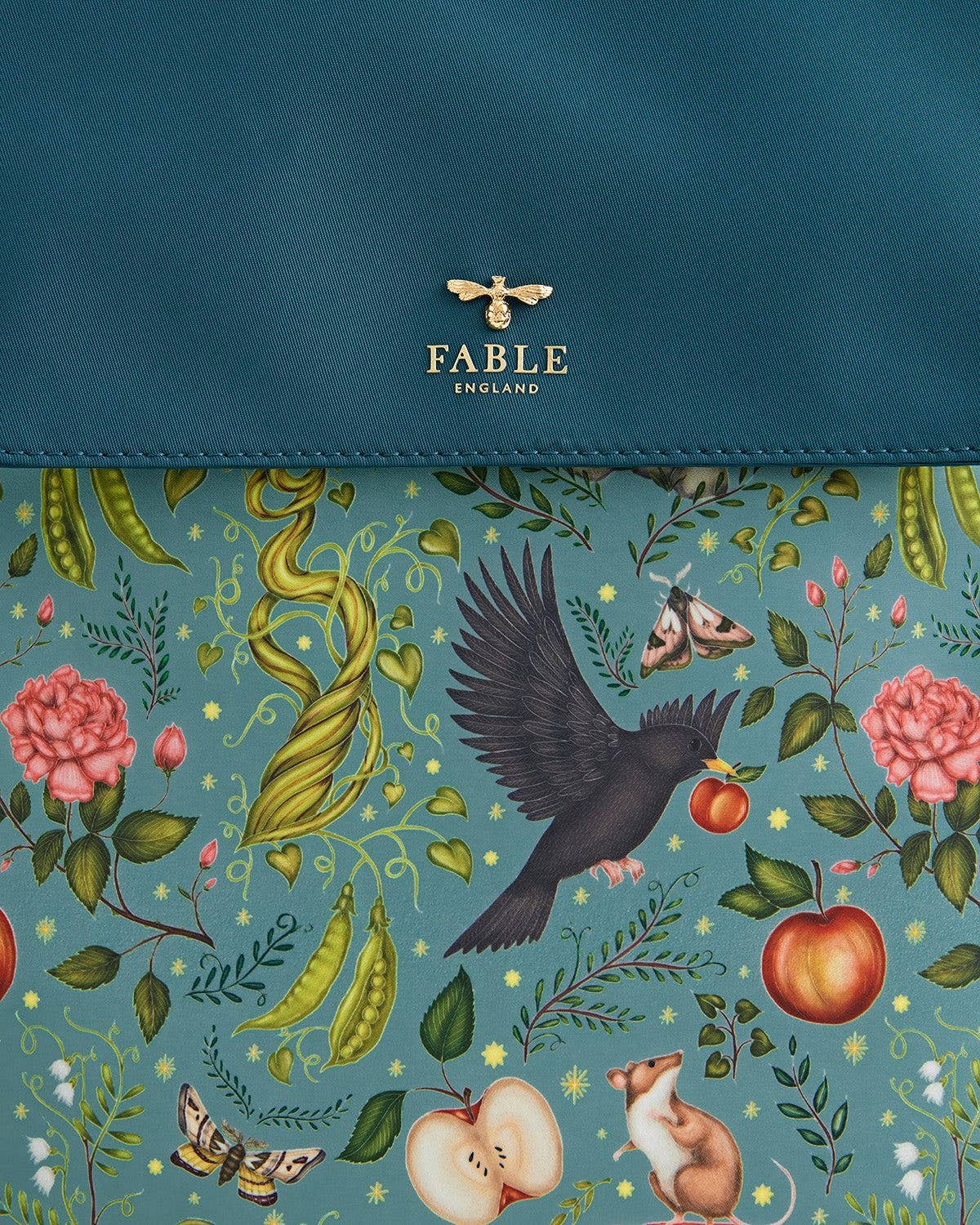 Into the Woods Backpack Teal (FABLE x Catherine Rowe)