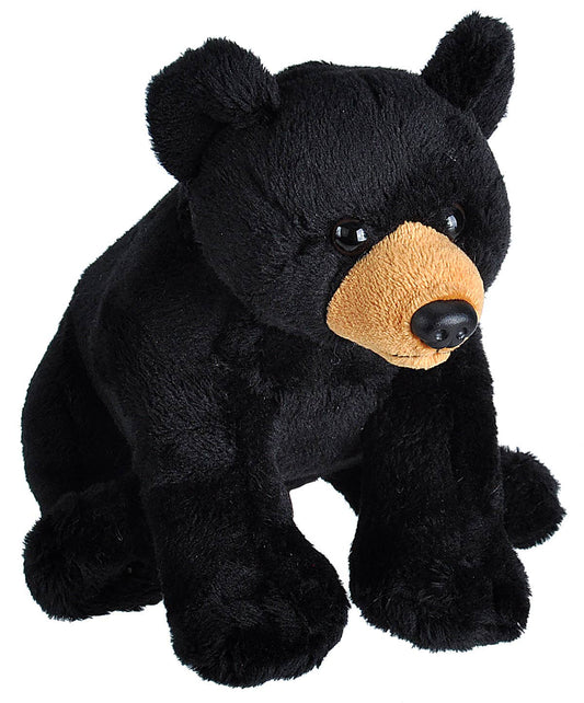Peluche de oso negro Wild Calls de 20 cm