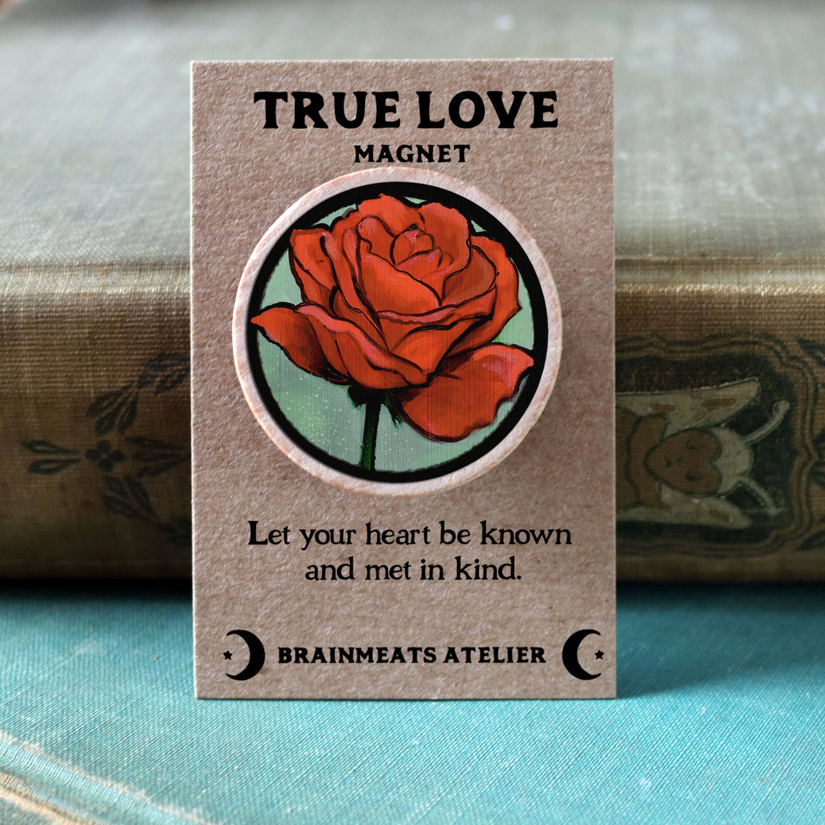 True Love Magnet – Rose Token for Devotion & Connection
