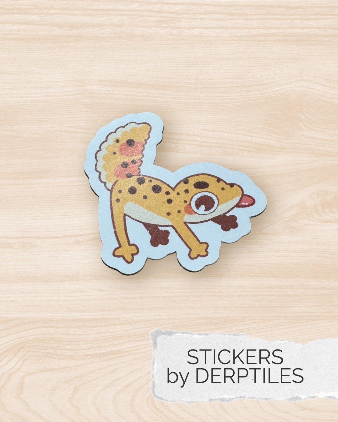 Leopard Gecko (Lep Gecc) Sticker