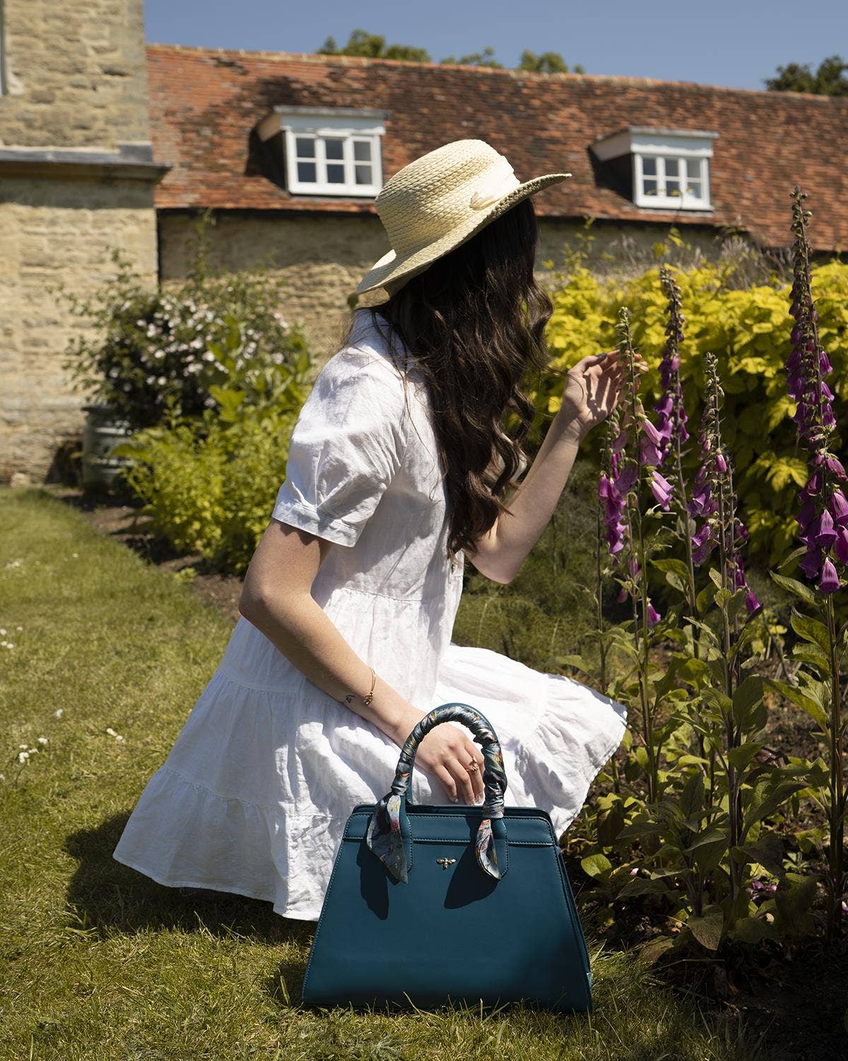 FABLE Catherine Rowe Into The Woods Tote - Teal