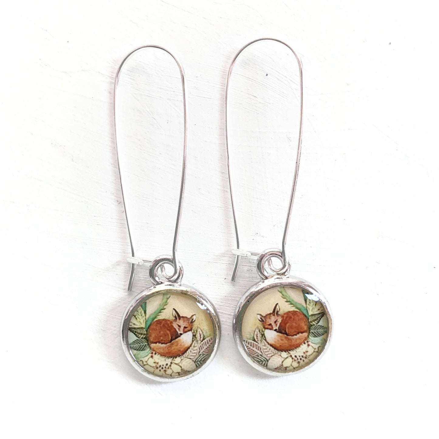 Fox Silver Earring