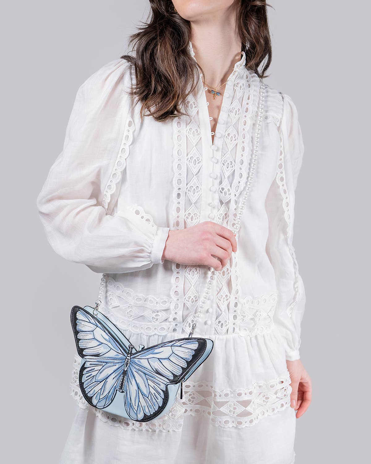 Monedero FABLE con mariposa azul