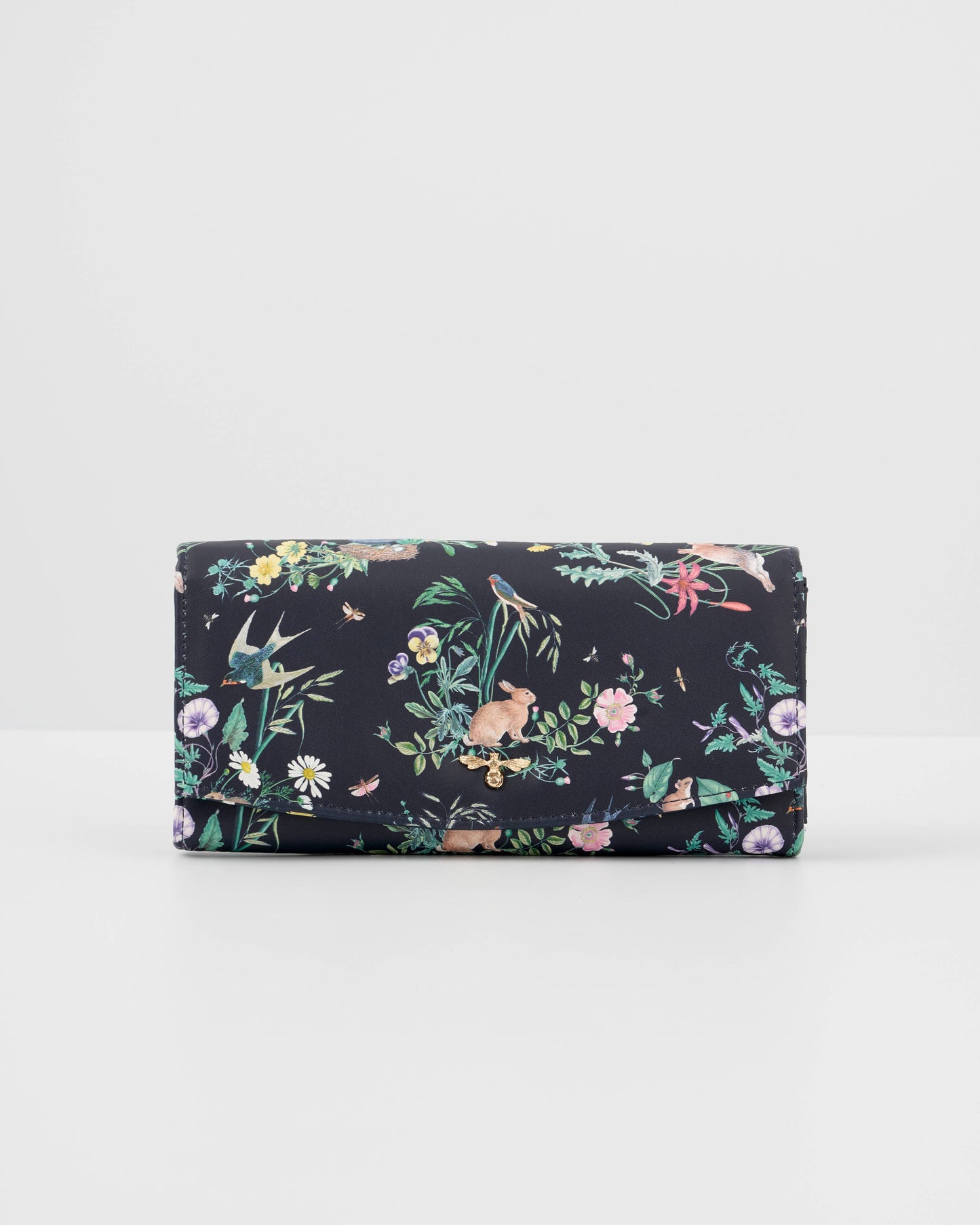 Fable Running Bunny Navy Large Wallet