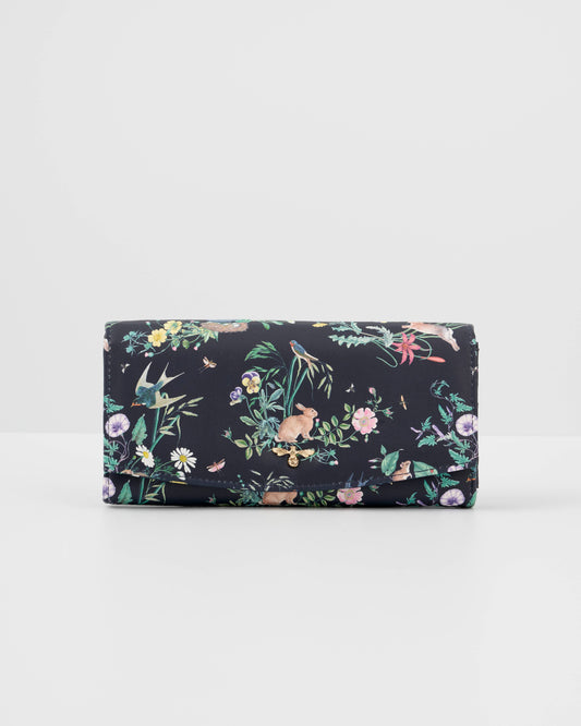 Fable Running Bunny Navy Large Wallet