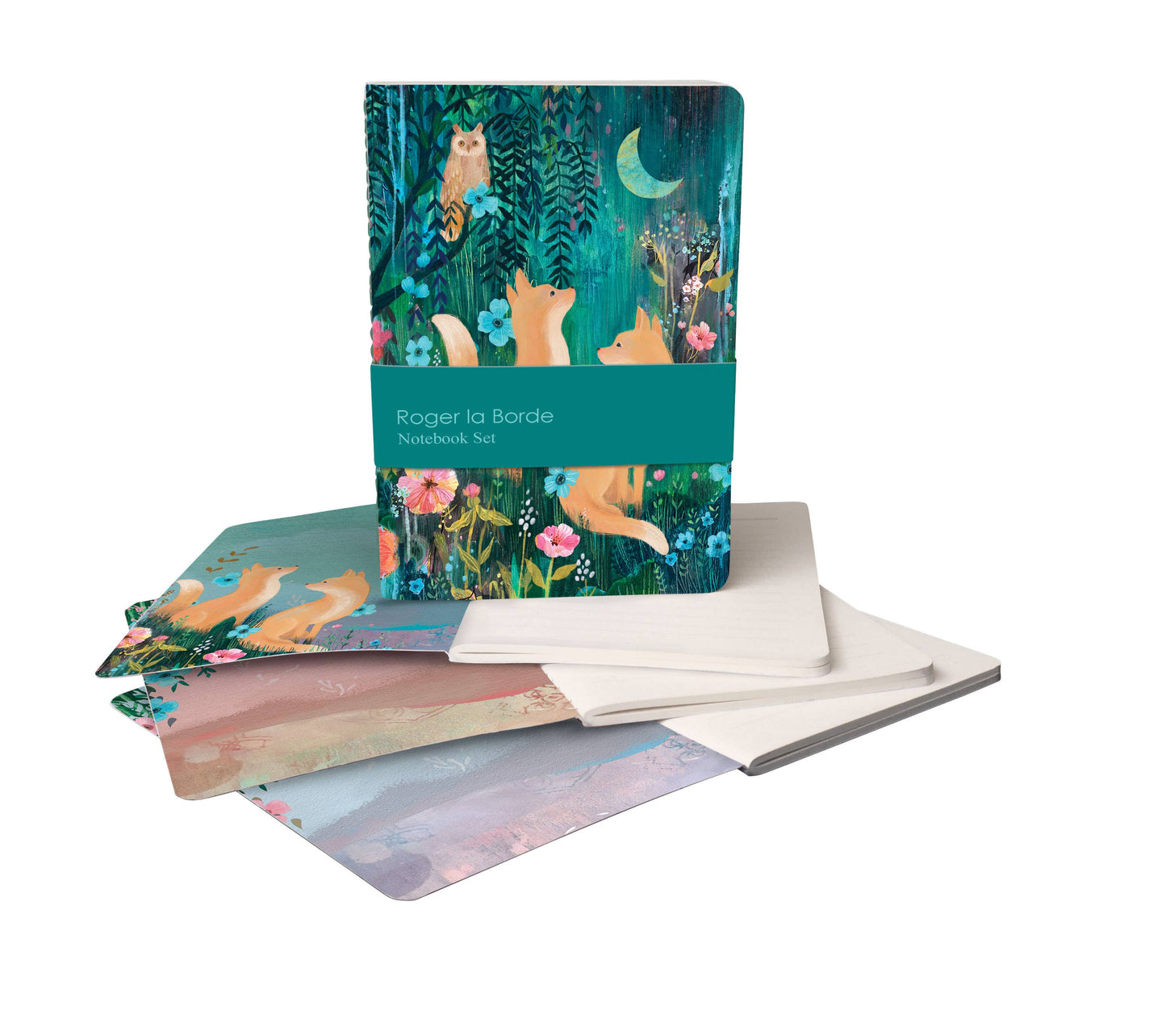 Paquete de cuadernos de ejercicios Moonlit Meadow A6
