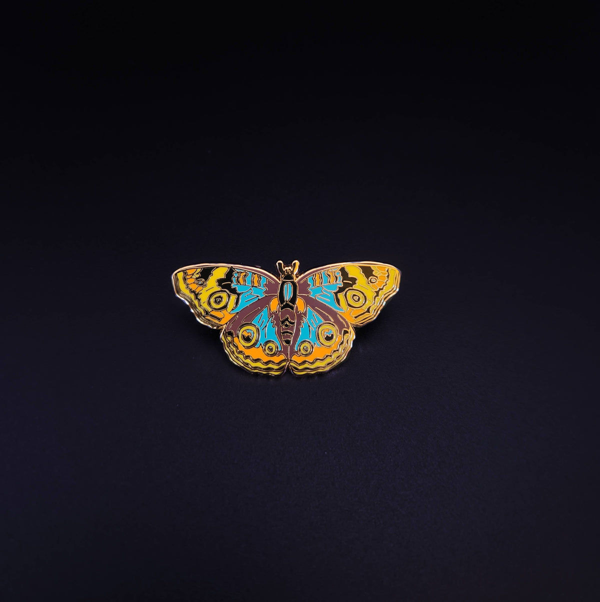 Gemini - Zodiac Butterfly and Moth Pins- Buckeye Butterfly