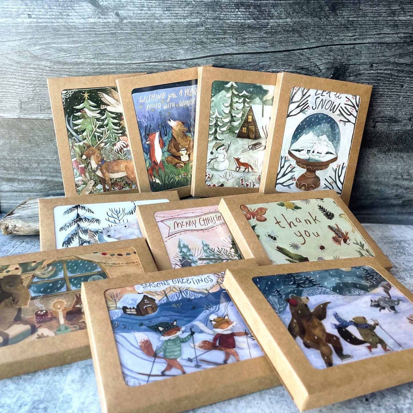 Baking Moose Holiday Cards (Boxed Card Set)