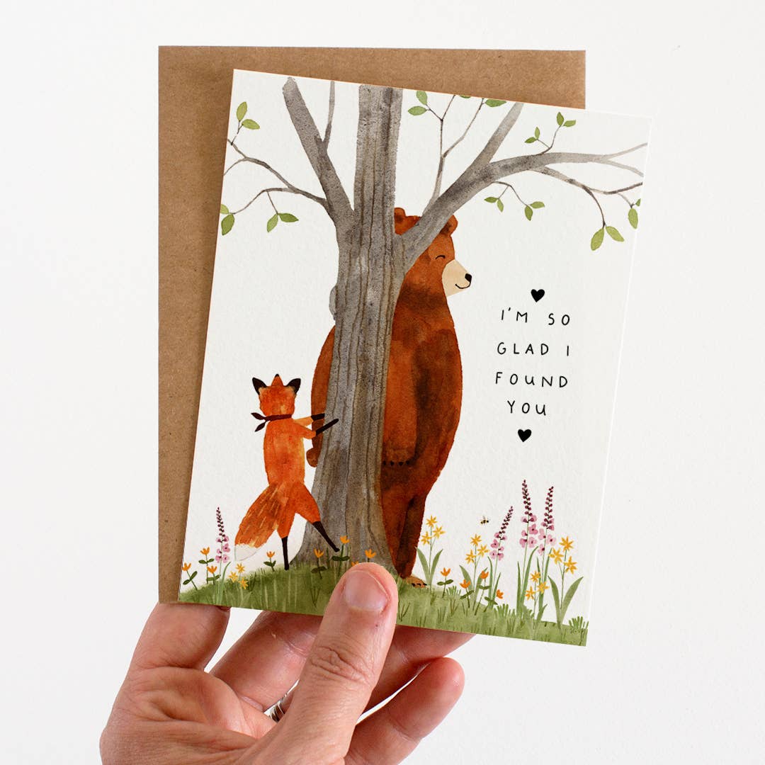 Estoy tan feliz de haberte encontrado - Tarjeta de felicitación