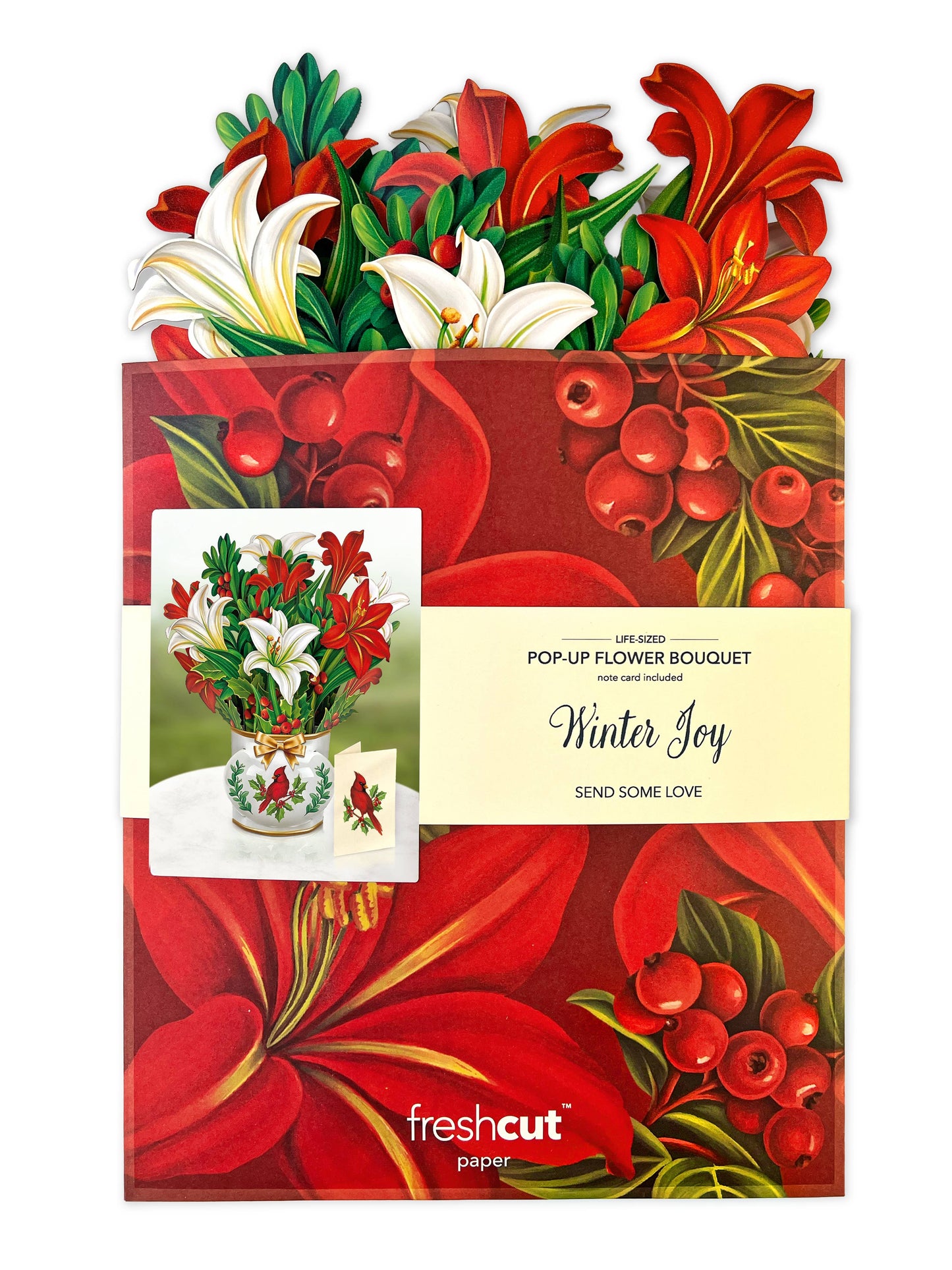 Winter Joy Pop-Up Greeting Card