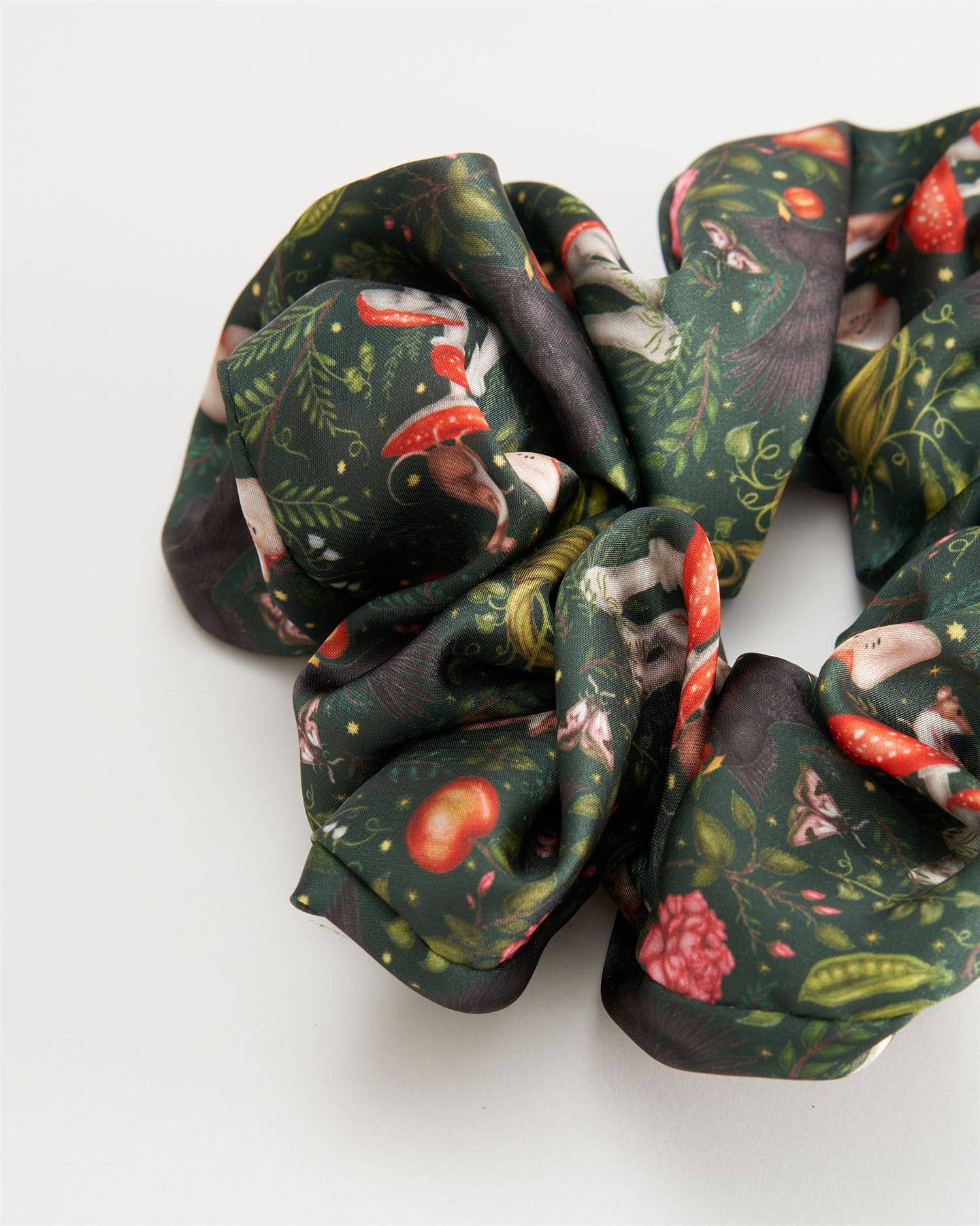 Into the Woods Oversized Scrunchie (Green)