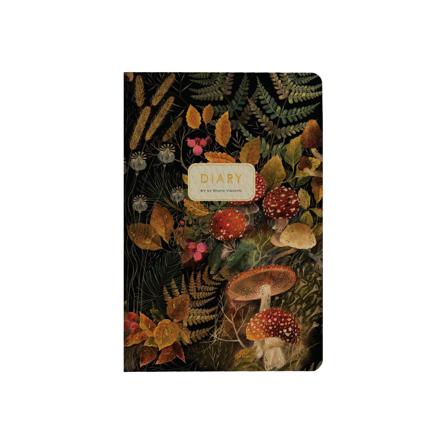 Forest Mushrooms (Beautiful Daily Planner - A6 Size)