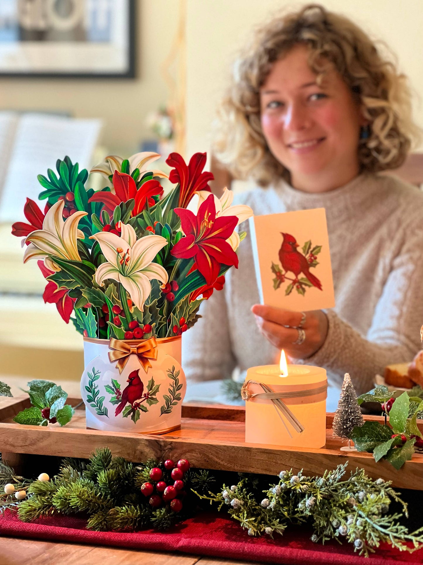 Winter Joy Pop-Up Greeting Card