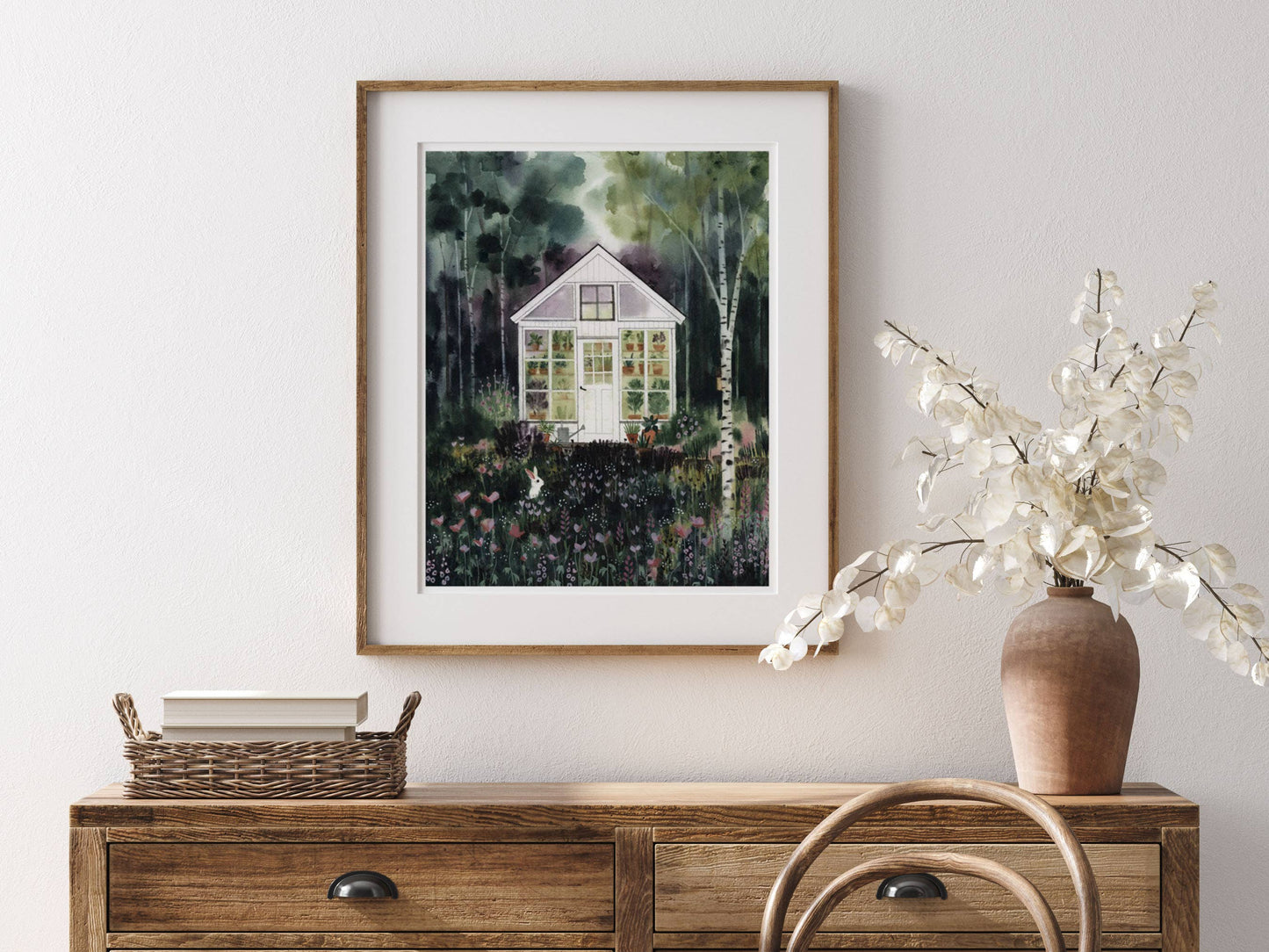 Forest Greenhouse Art Print