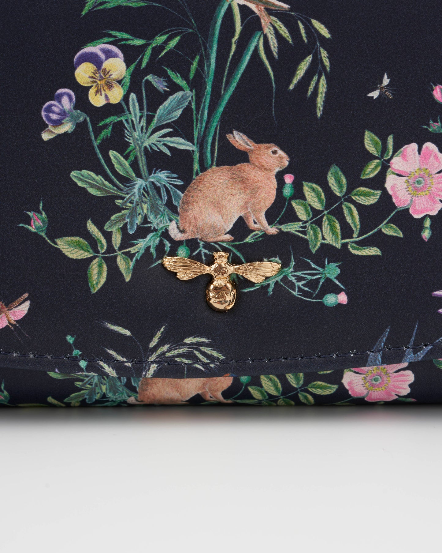 Fable Running Bunny Navy Large Wallet