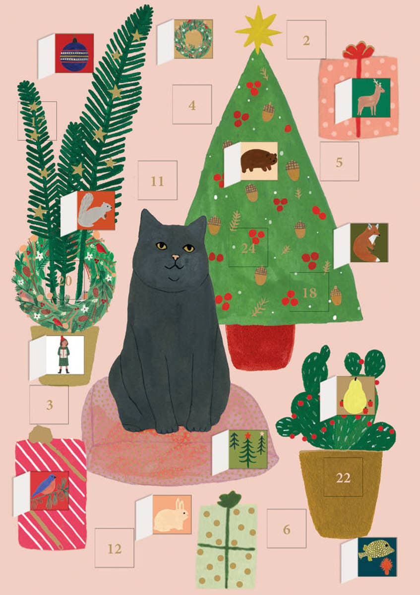 Chou Chou Chat Advent Calendar Card