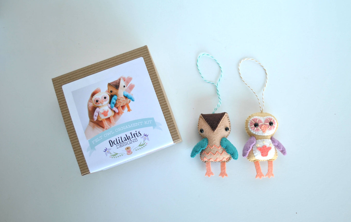 DIY Craft Kit - Owl Felt Ornament Craft Sewing Kit Cute Gift