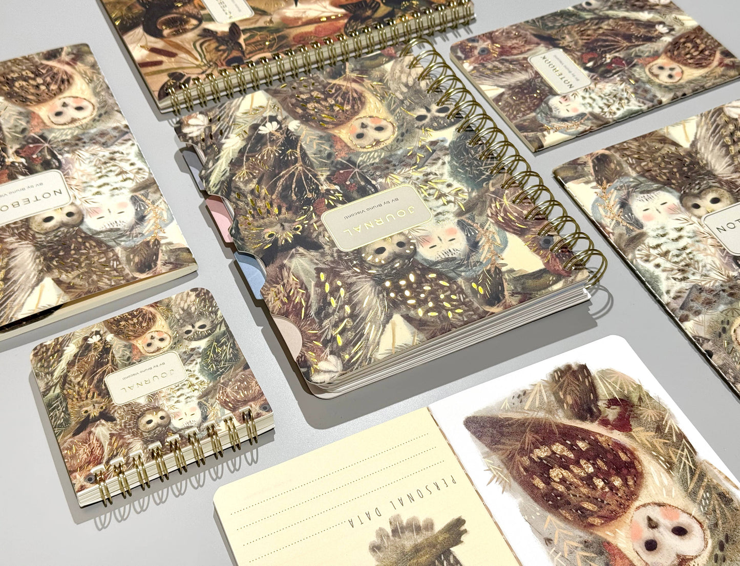 Owl Notebook (A6 Passport Notebook)