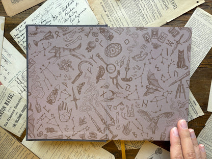 The Oracle - B6 Black Paper Notebook / Journal (150 gsm) - Whimsical Notebook
