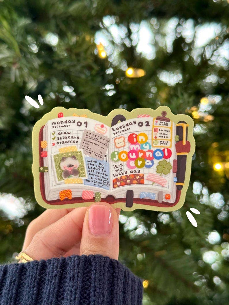 In My Journal Era Waterproof Matte Sticker Vinyl